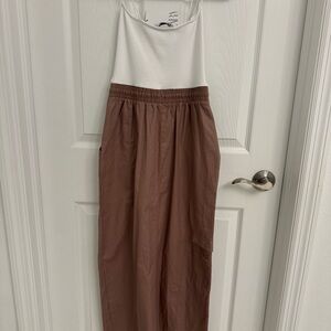 New Women Zara Contrasting Midi Dress Size S